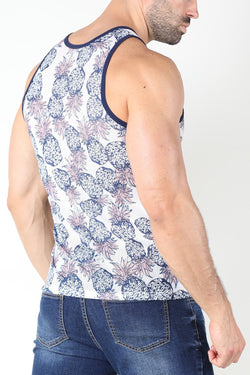 Timoteo Pineapple Calypso Mesh Tank Top thumbnail 3
