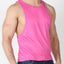 Timoteo Pink Calypso Solid Tank Top