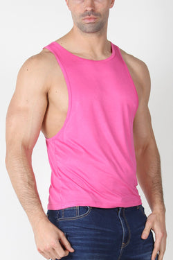 Timoteo Pink Calypso Solid Tank Top thumbnail 2