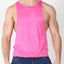 Timoteo Pink Calypso Solid Tank Top