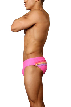 Timoteo Pink PRIDE-19 Ltd. Edition Swim Brief thumbnail 1