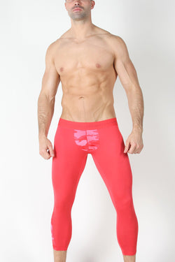 Timoteo Red Aero Sport 2.0 Compression Legging thumbnail 1