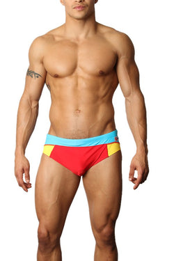Timoteo Red Freestyle Swim Brief thumbnail 2