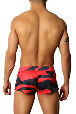 Timoteo Red Lava Mesh Short thumbnail 3