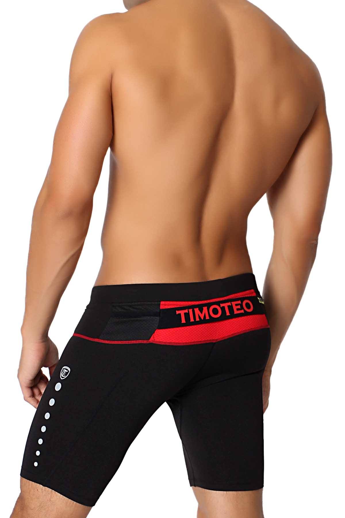 Timoteo Red Power Stretch Short