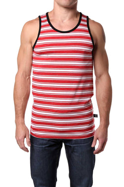Timoteo Red Striped Oceanside Tank thumbnail 1