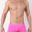 Timoteo Solid Pink Pool Party Mesh Short w/ Jockstrap
