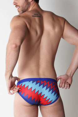 Timoteo TMS164 Fiesta Bikini ZigZag Mesh Swim Bikini thumbnail 2