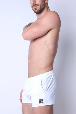 Timoteo White Aero Sport Running Short thumbnail 2