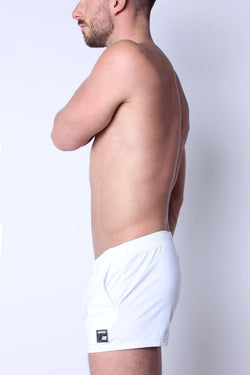 Timoteo White Aero Sport Running Short thumbnail 3
