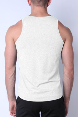 Timoteo White Aero Sport Tank Top thumbnail 2