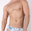 Timoteo White Coral Sands Mesh Low Rise Swim Brief