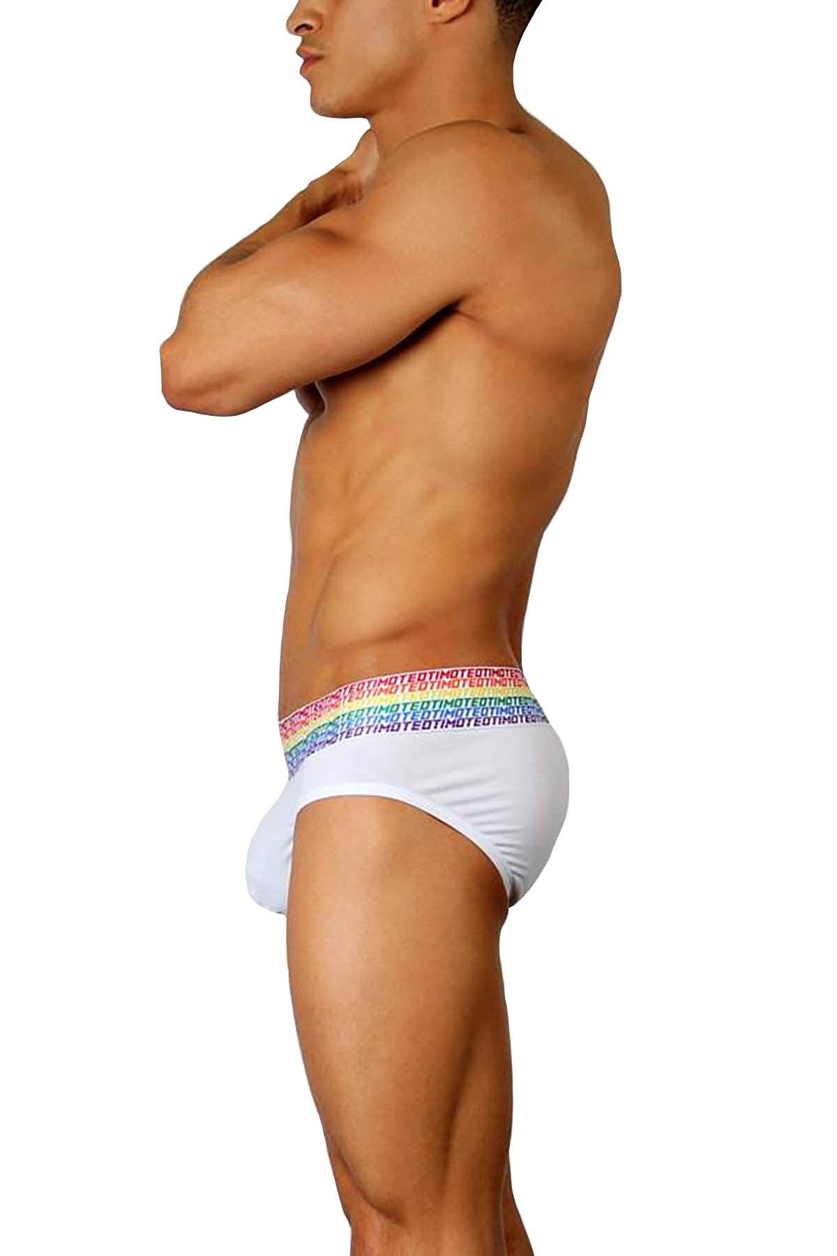 Timoteo White Limited Edition PRIDE19 Brief