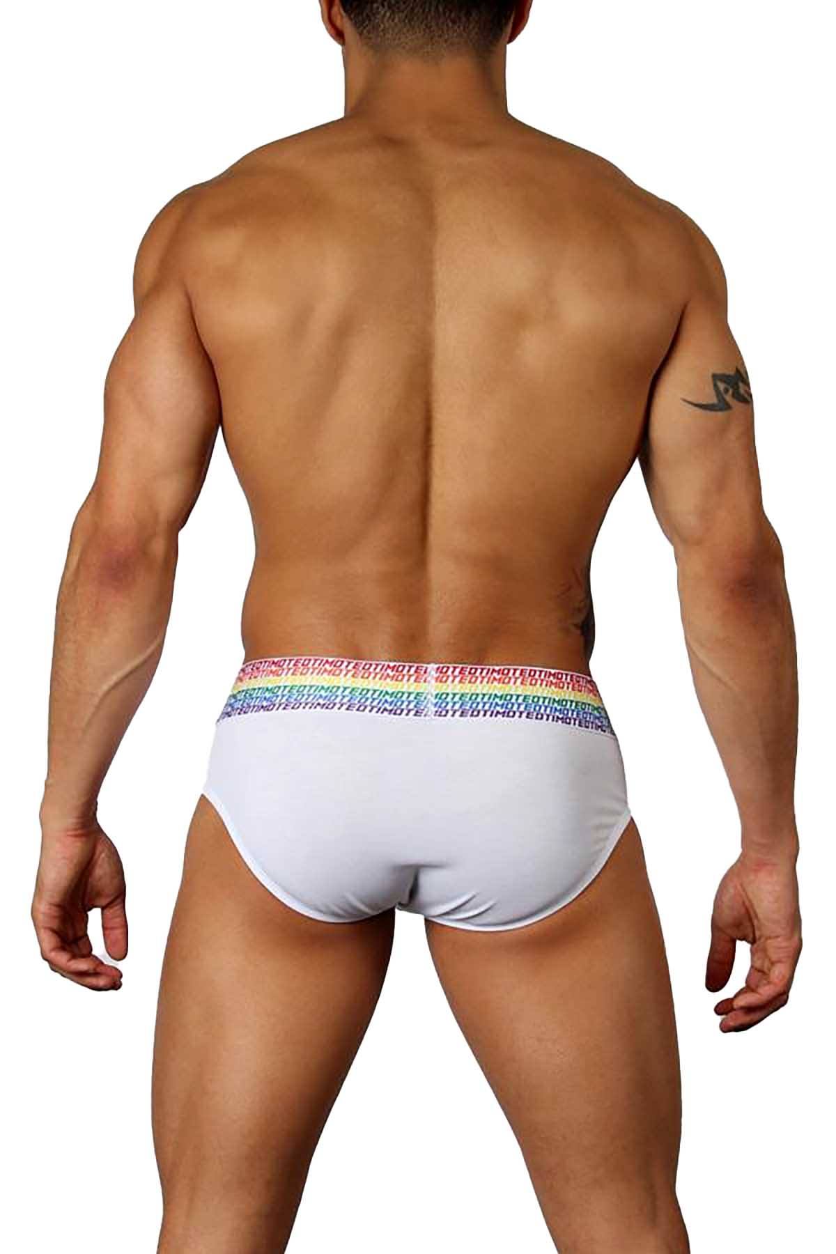 Timoteo White Limited Edition PRIDE19 Brief
