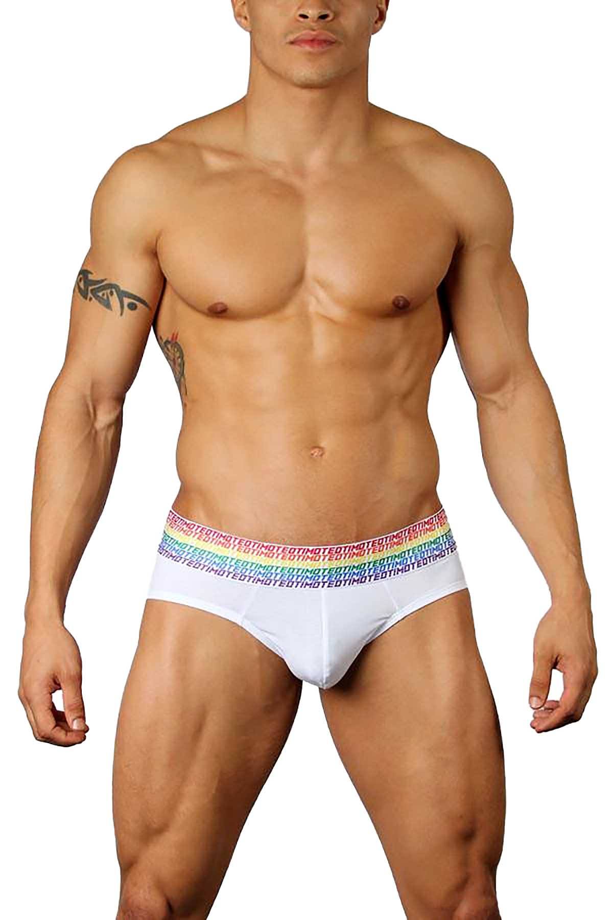 Timoteo White Limited Edition PRIDE19 Brief