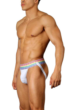 Timoteo White Limited Edition PRIDE19 Jockstrap thumbnail 1