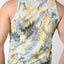 Timoteo Yellow Coral Sand Mesh Tank Top