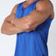 Timoteo blue Active Sport Solid Tank Top
