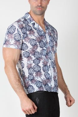 Timteo Calypso Pineapple Mesh Shirt thumbnail 3
