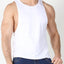 Timteo White Calypso Solid Tank Top