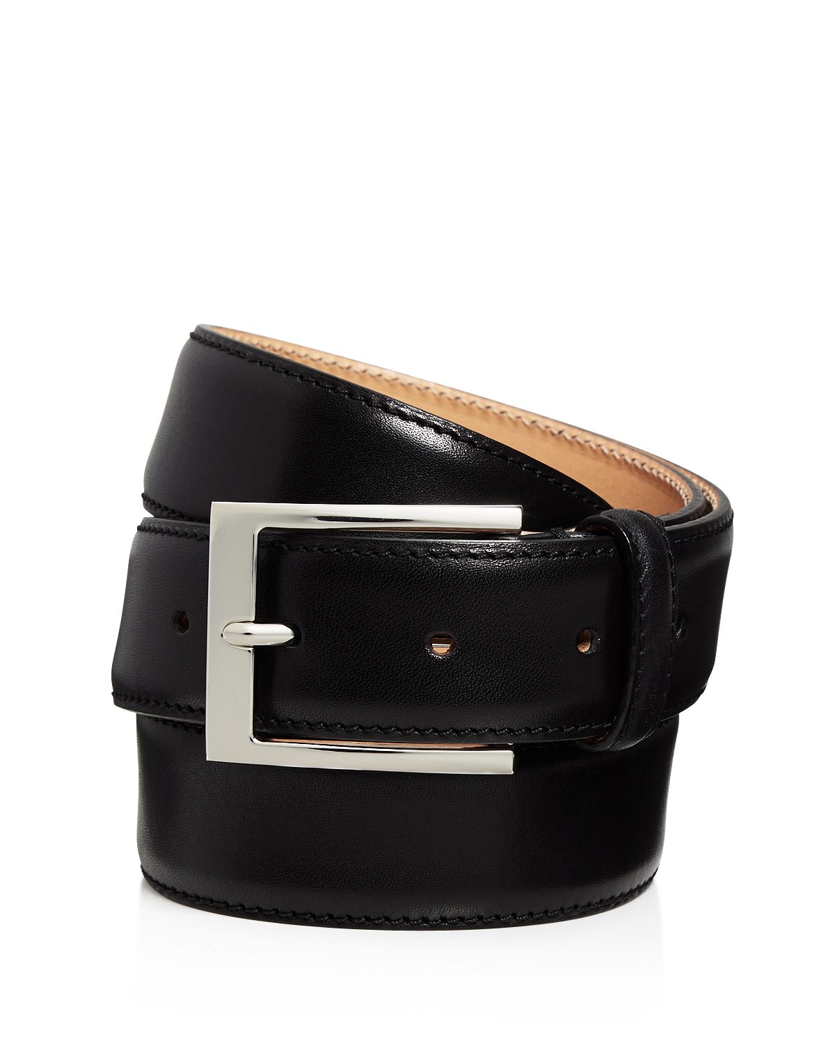 To Boot New York Almadea Chester Leather Belt Black