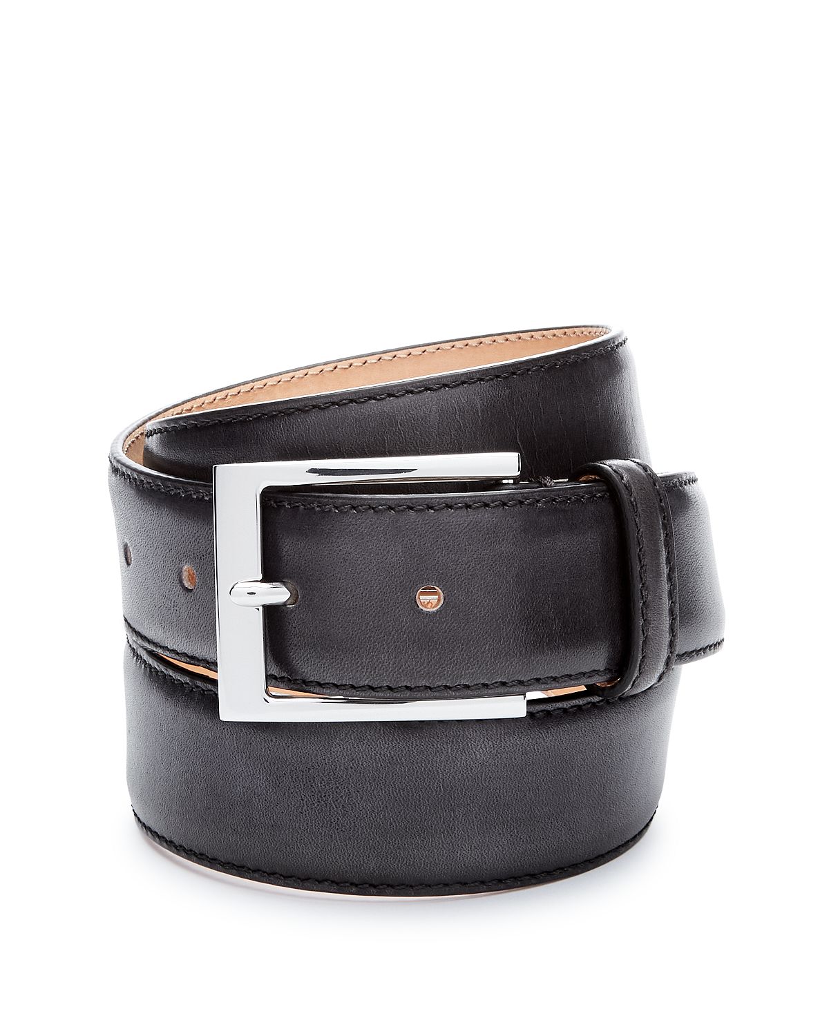 To Boot New York New Antic Leather Belt Antic Gray