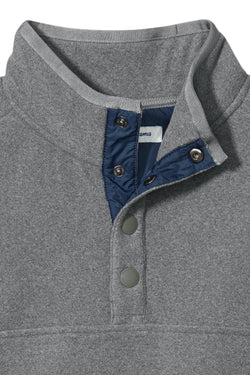 Tommy Bahama Charcoal Heather Fleece Of Mind Pullover thumbnail 2