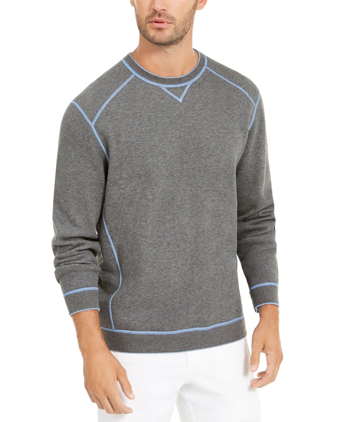 Tommy Bahama Flip Side Classic-fit Reversible Sweatshirt New Opal