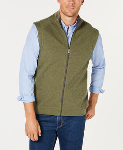 Tommy Bahama Flip Side Reversible Vest Tea Leaf Green thumbnail 1