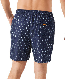 Tommy Bahama Naples Tipsy Toss Cocktail Print 6" Boardshorts Ocean Deep thumbnail 2