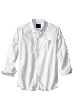 Tommy Bahama White Island Twill Button Up Shirt thumbnail 1