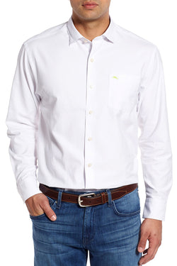 Tommy Bahama White Island Twill Button Up Shirt thumbnail 2
