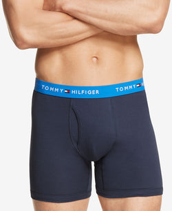 Tommy Hilfiger 3-pk. Classic Cotton Boxer Briefs Multi Blue thumbnail 2