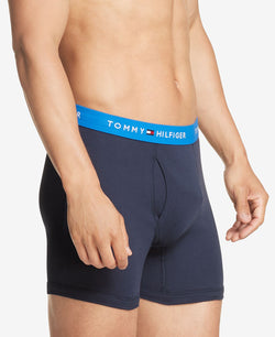 Tommy Hilfiger 3-pk. Classic Cotton Boxer Briefs Multi Blue thumbnail 3