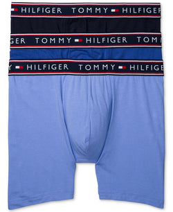 Tommy Hilfiger 3-pk. Cotton Stretch Boxer Briefs Persian Blue thumbnail 1