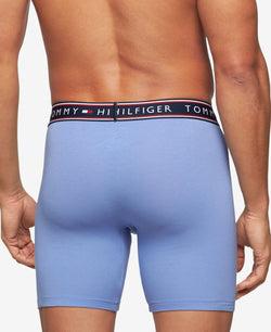 Tommy Hilfiger 3-pk. Cotton Stretch Boxer Briefs Persian Blue thumbnail 3