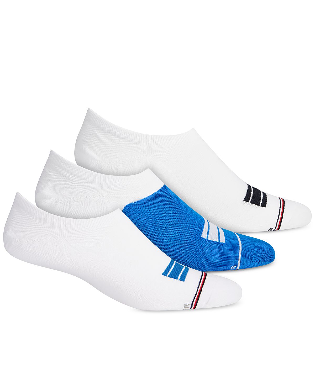 Tommy Hilfiger 3-pk. Sport No-show Socks BLue Multi