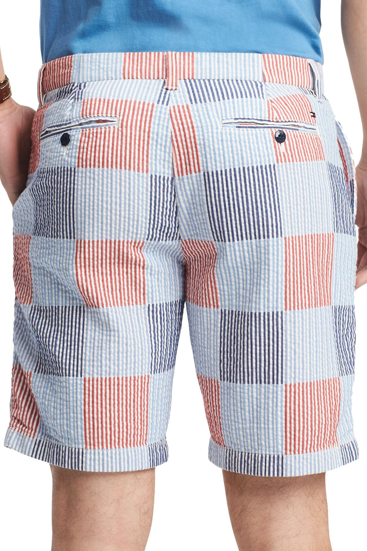 Tommy Hilfiger As-Is-Blue Boston Seersucker 9'' Short