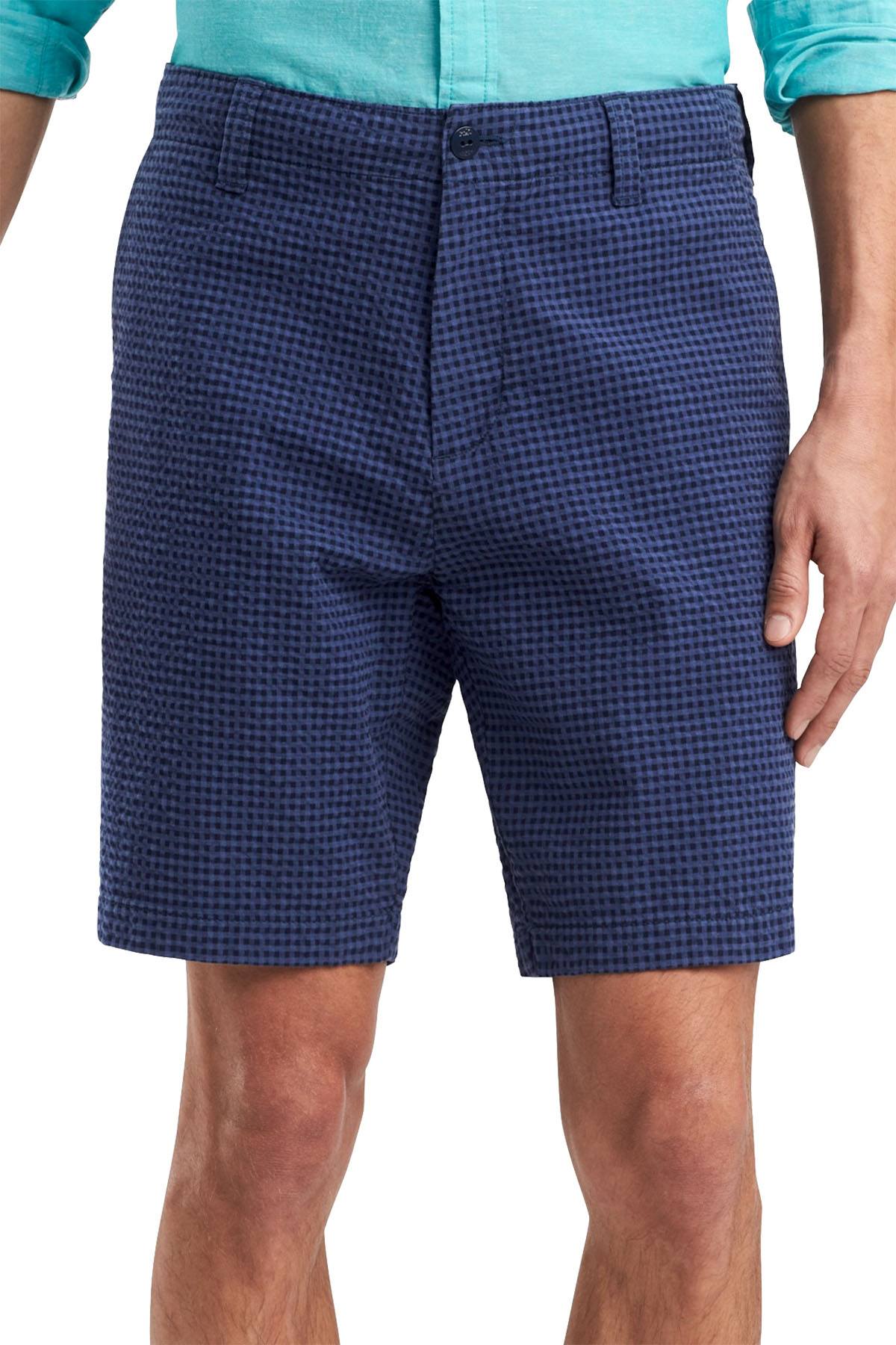 Tommy Hilfiger As-Is-Blue Gingham 9" Jerry Short