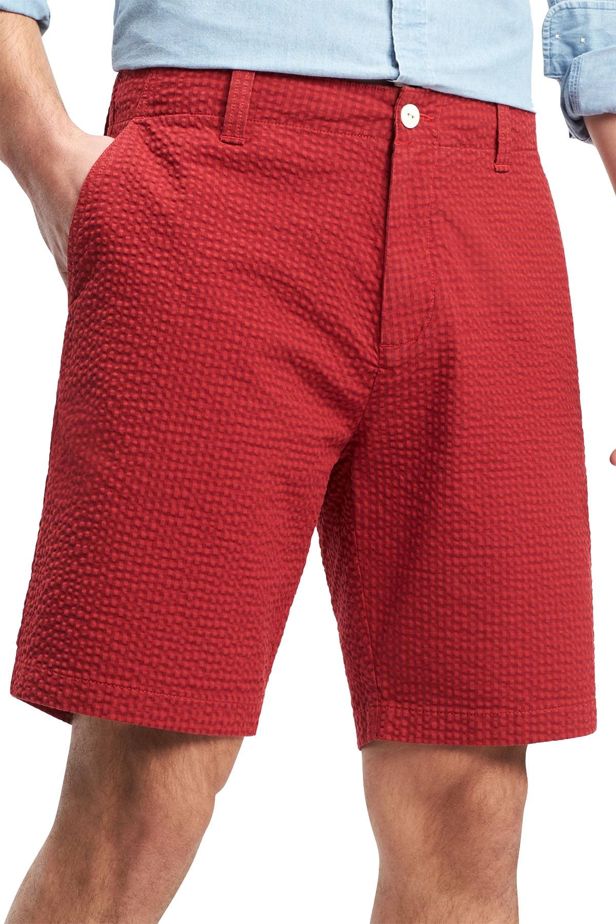 Tommy Hilfiger As-Is-Red Gingham 9'' Jerry Short