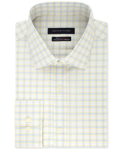 Tommy Hilfiger Athletic-fit Check Dress Shirt Sunburst