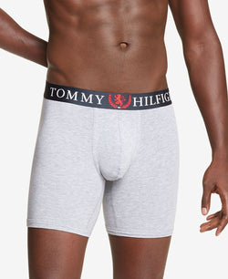 Tommy Hilfiger Authentic Stretch Boxer Briefs Grey Heather thumbnail 1