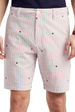 Tommy Hilfiger Baked-Apple Seersucker Stars/Stripes Short thumbnail 1