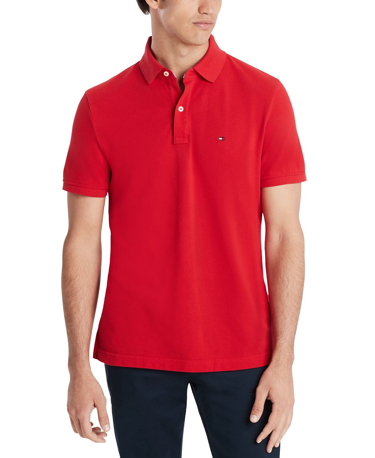 Tommy Hilfiger Big & Tall Classic-fit Ivy Polo Regal Red