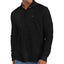 Tommy Hilfiger Big & Tall Kent Long Sleeve Polo Jet Black