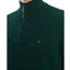 Tommy Hilfiger Big & Tall Quarter-zip Sweater Kings Emerald Green