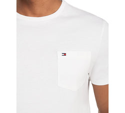 Tommy Hilfiger Big & Tall Tommy Crew Neck Pocket T-shirt Bright White thumbnail 3