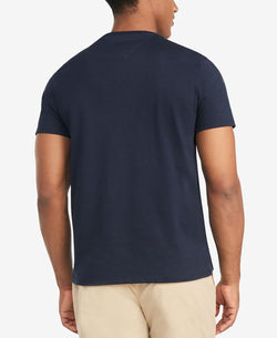 Tommy Hilfiger Big & Tall Tommy Crew Neck Pocket T-shirt Navy Blazer thumbnail 3