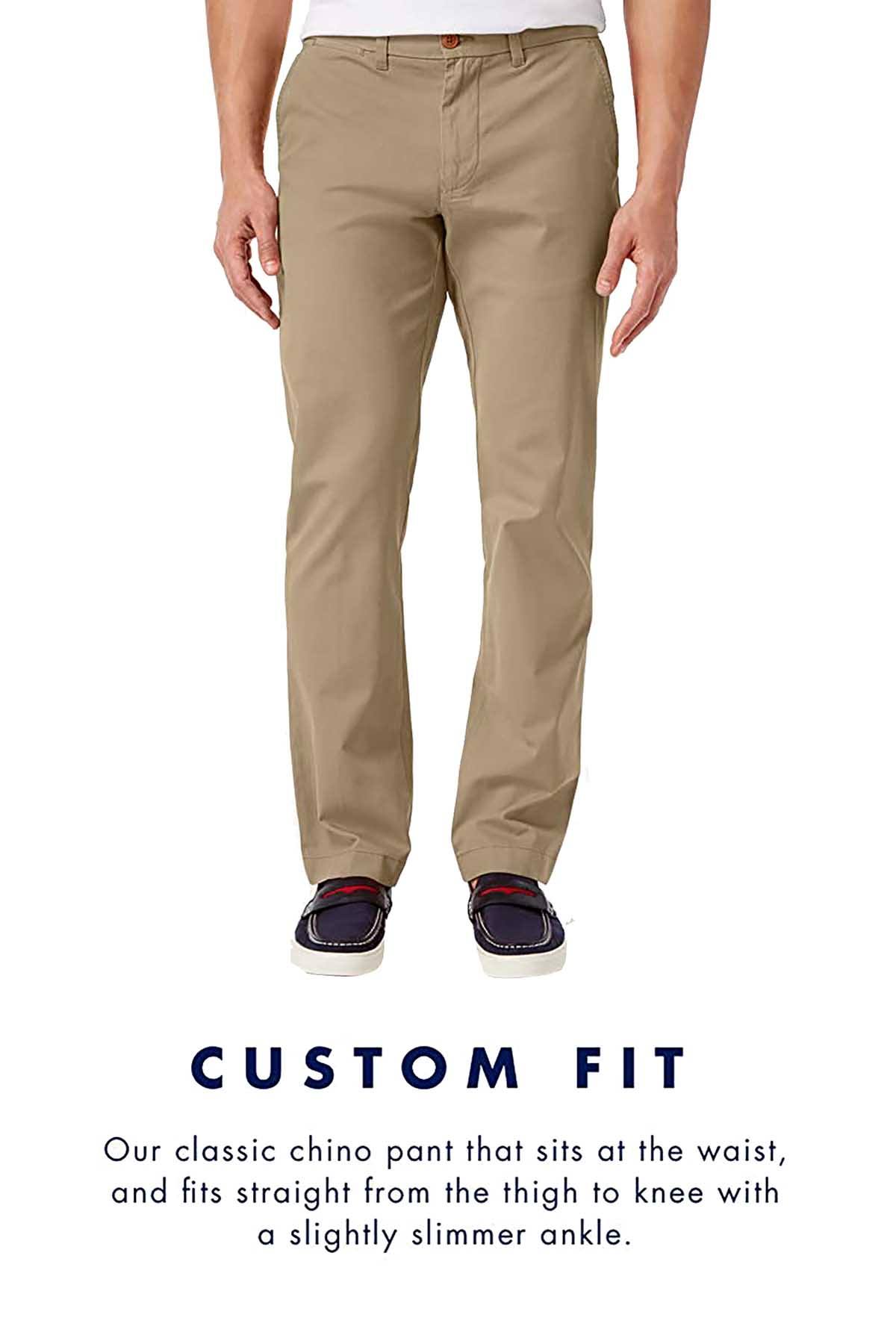 Tommy Hilfiger Blue Custom-Fit Chino Pant