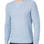 Tommy Hilfiger Blue Textured Stripe Knit Sweater